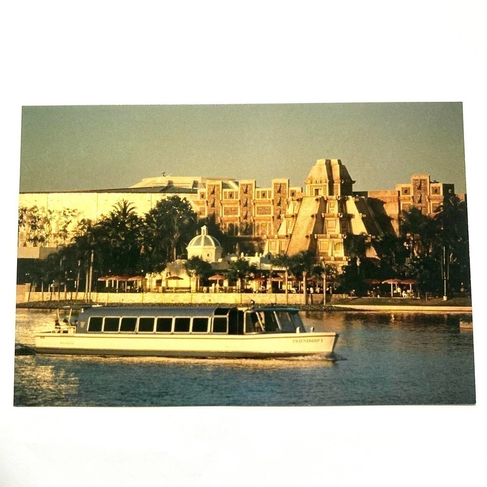 Walt Disney World Epcot Mexico Pavilion Friendship Cruise Postcard 6x4